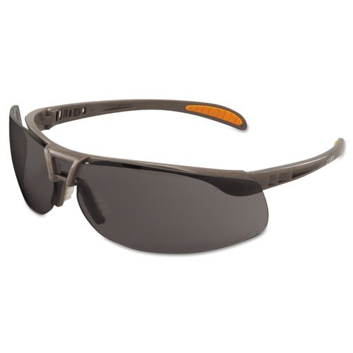 Uvex - Protege Safety Glasses, Ultra-dura Anti-Scratch, Sandstone Frame, Gray Lens S4211 (DMi EA