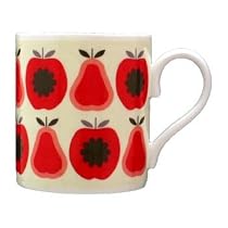 Orla Kiely China Mug - Red Apples and Pears