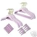 100 piece grip to me huggable hangers lilac