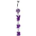 Proud Purple Playboy Belly Ring