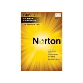 Norton Antivirus Dual Protection MAC 2010 - 1 User 2 Machine
