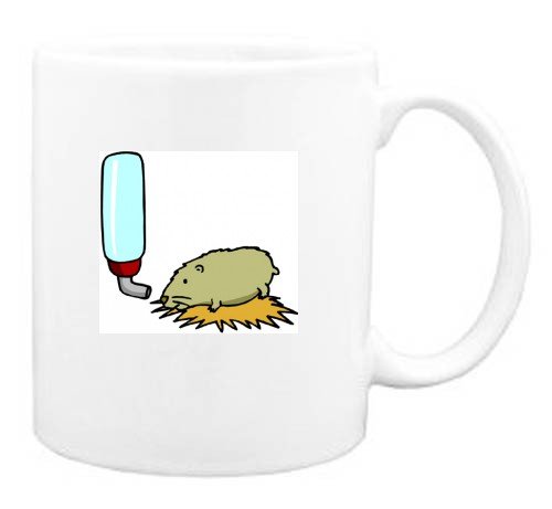 Mug with water cage bottle pet hamster drinking