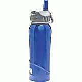Nathan Steel Flip Straw 24 Oz Blue