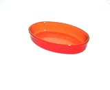Review Piral OV200ROCR / Piral Oval 8 Inch x 5 Inch Baker, Deep Red