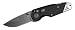 Gerber one Hand Knife Obsidian, Steel 440, Nylon Handled, Clip