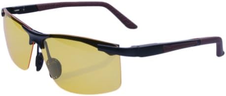 Aoron® Premium Polarized Night Vision Driving Glasses A148n (Black frame)