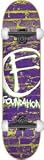Foundation The Mark Purple Complete Skateboard - 7.5 w/Black Trucks