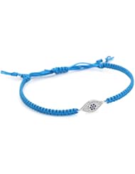 Tai Silver Evil Eye Sky Blue Bracelet