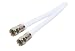 Tools & Hardware : 75 FOOT WHITE RG-6QUAD CABLE W/ COMPRESSION F MALE