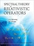 Spectral analysis of relativistic operators