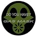 GAS MASK パロディステッカー