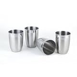 4-pc Stainless Steel Water Tumbler Set - Fine StainlessLUX Drinkware for Your Enjoyment by 