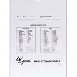 Lyons Instrumental Music Filing Boxes (Concert 9.5x12.5 1.5 Deep, LY603)