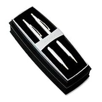 Cross Classic Century Medalist Ball-Point Pen and .05mm Pencil Set In Polished Chrome with 23 Karat Gold Plated Appointments