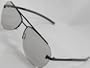 Christian Dior Homme 1/S Mens Aviator Sunglasses, Black Frame/ Grey Lenses