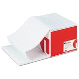 Green Bar Computer Paper, 14-7/8x11, 1 Part, 18-lb., 2,600 Shts/Ctn