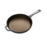 Lodge Enameled Cast-Iron 11-Inch Skillet, Caribbean Blue