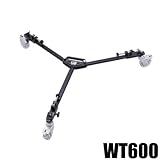 Trépied Dolly Professionnel DynaSun WT600 Reglable a Roulettes avec Sac