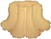 Spa Sister Luxury Inflatable Terrry Bath Pillow Peach