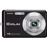 Casio Exilim EX-Z77 7.2MP Digital Camera with 3x Anti-Shake Optical Zoom (Black)