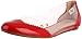 Bass Women's Bowers Flat,Coral Patent/Clear,6.5 M US