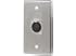 Monoprice 107396 XLR Female 3 -Pin One-Port Zinc Alloy Wall Plate