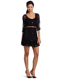 Twelfth St. by Cynthia Vincent Women's Ruffle Hem Shirt Dress