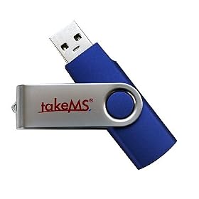 takeMS Fast 16GB HI Speed Non Slip Touch Rubber USB 2.0 SECURE Flash Drive Memory stick , password protect , Data encryption & Compression , Drive partioning , Portable email & Sync , No trace internet browsing , bootable + Free Lanyard & (Carry It Easy +Plus) worth 24.99, 5 Year Warranty - Retail pack
