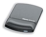 Electronics : Fellowes Microban Keyboard Wrist Rest Gel and Mouse Pad Graphite Ref 9175102
