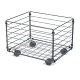Fellowes 46404 Mobile File Cube, 12-3/4w x16d x 11-1/2h, Black
