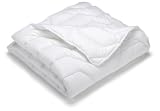 Badenia Bettcomfort 03857220149 Steppbett Trendline Basic kochfest Mono 155 x 220 cm wei&szlig;