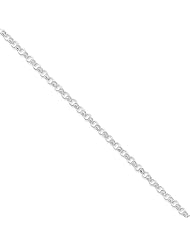 3.0 mm, Sterling Silver, Belcher Light Chain - 18 inch
