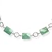 16" Sterling Silver Amazonite Fashion title=