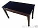 Mahogany Wood Top Grand Piano Bench with Music Storage