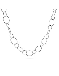 30 Inch Sterling Silver Circle Link Chain Necklace