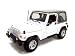 Jeep Wrangler Sahara Diecast Model White 1:18 Die Cast Car