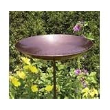 Burnt Copper Bird Bath