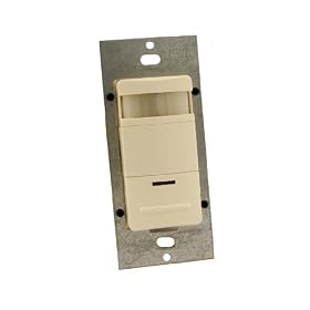 Leviton OSS10-IDA Decora Passive Infrared Wall Switch Occupancy Sensor, 180 Degree, 2100... by Leviton