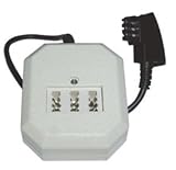 Bandridge TAL3310D 3-fach Splitter, TAE-F-Stecker auf TAE-NFN-Kupplung + RJ11-Kupplung