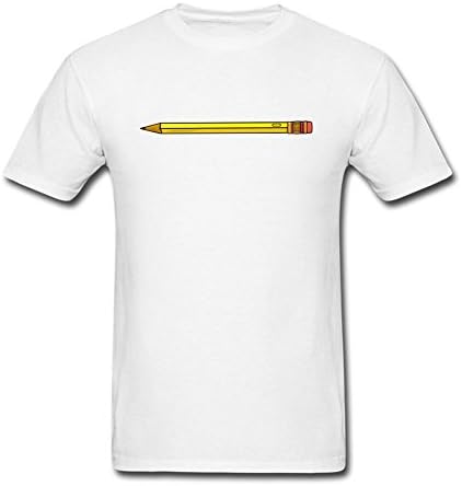 DIY GG A pencil T-Shirt White S for Mens