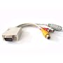 CablesToBuy™ 7 Inch VGA Adapter to TV S-Video RCA Out Cable