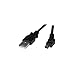 startech usbamb1mu 1m mini usb cable a to up angle mini b black retail