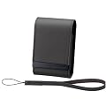 Sony LCS CSVB - Soft case for digital photo camera - leather - black