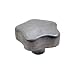 JW Winco Aluminum 6082 Tapped Hand Knob, Threaded Hole, 3/8"-16 Thread Size x 7/8" Thread Depth, 2-23/64" Head Diameter (Pack of 1)