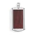 Stainless Steel Wood Inlay Pendant