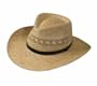 New HAVANA FEDORA Vented Panama Hat NATURAL Straw
