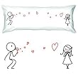 BoldLoft "From My Heart to Yours" Valentines Body Pillowcase-Romantic Valentines Gifts for Couples,Cute Valentines Day Gift Ideas,Good Couple Gifts for Valentines,Romantic Anniversary Gifts