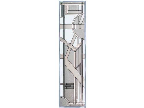 Clear ART DECO ARCHITECTURAL Suncatcher Window 42