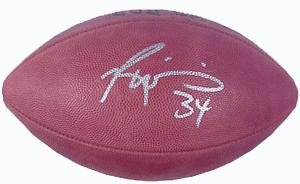 Ricky Williams Autographed Football - Tagliabue - Autographed Footballs