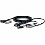 Belkin SOHO KVM-Ersatz-Kabelsatz, VGA und PS/2, USB (3,7m)